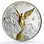 Mexico 1 onza Libertad Angel of Independence Gilt silver coin 2004