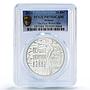 Belarus 20 roubles WWI First World War History PR70 PCGS silver coin 2014