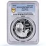 Paraguay 1 guarani Papal Visit Pope Francis Religion PR70 PCGS silver coin 2015