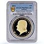 Sealand 25 dollars Prince Michael History Politics PR69 PCGS silver coin 2022