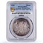 Germany Augsburg Confession Melanchton Luther Matte SP63 PCGS silver medal 1930