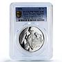 China 10 yuan Cao Pi Three Kingdoms Literature PR70 PCGS silver coin 1996