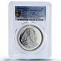 Egypt 5 pounds Sphinx Sculpture Ancient Treasures PR69 PCGS silver coin 1993