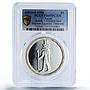 Egypt 5 pounds Sobek Crocodile God Ancient Treasures PR69 PCGS silver coin 1994