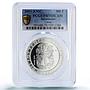 Kazakhstan 500 tenge Umai Mountain Altai Petroglyps PR70 PCGS silver coin 2001