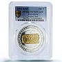 Kazakhstan 500 tenge Golden Deer Nomads Treasures Art PR70 PCGS silver coin 2004
