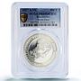 Kazakhstan 500 tenge Noble Deer Terecty Petroglyphs PR69 PCGS silver coin 2007