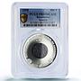Kazakhstan 500 tenge Saraijuk Old Stamps History PR69 PCGS silver coin 2008
