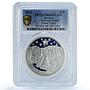 Kiribati 10 dollars Silent Night Christmas Island PR68 PCGS silver coin 2012