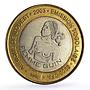 Togo 6000 francs Femme Guin Woman Elephant Four Africa Fantasy bimetal coin 2003