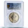 Malaysia 1 ringgit National Bank Negara Anniversary MS66 PCGS CuNi coin 1969