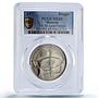 Malaysia 1 ringgit Kuala Lumpur SE Asian Games Sports MS65 PCGS CuNi coin 1977