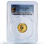 Nigeria 3 pence Federation Coinage Queen Elizabeth PR66 PCGS bronze coin 1959