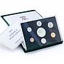 Jamaica Various Set Republic Coinage Millennium proof silver CuNi Al coins 1999