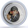 Cook Islands 2 dollars Adventures Sherlock Holmes Movies Cinema silver coin 2007