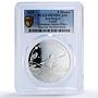 Azerbaijan 5 manat Canoe Kayak Baku European Games PR70 PCGS silver coin 2015