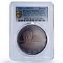 China Chairman Mao Tse Tung CCP Communism Politics PR66 PCGS silver medal 1980