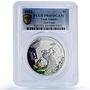 Cook Islands 5 dollars PGA Tour Golf Club Sports PR69 PCGS silver coin 2013