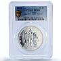 France 10 francs Hercules Variety Accent MS68 PCGS silver coin 1972