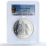 France 50 francs Hercules Liberty Equality Fraternity MS68 PCGS silver coin 1974