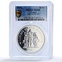 France 50 francs Hercules Liberty Equality Fraternity MS68 PCGS silver coin 1976