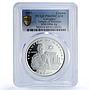 Gibraltar 1 crown Moses Temple Solomon Israel Mankind PR69 PCGS silver coin 1997