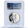 Haiti 50 gourdes Mermaid Woman on Beach Finess Left MS67 PCGS silver coin 1973
