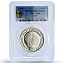 Ivory Coast 10 francs Felix Houphouet Boigny Politics PR67 PCGS silver coin 1966