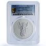 Ukraine 1 hryvnia Archangel Michael F15 Variety MS70 PCGS silver coin 2015