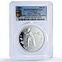 Vietnam 100 dong Discus Thrower Sydney Olympic Games PR69 PCGS silver coin 2000