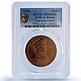 United States Philippines General MacArthur Politics MS66 PCGS bronze medal 1962