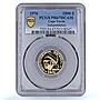 Cape Verde 2500 escudos Independence First Anniversary PR67 PCGS gold coin 1976