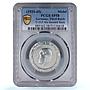 Germany Third Reich Adolf Hitler Pin Badge NSDAP SP58 PCGS Al medal 1933-45