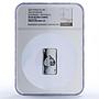 Tokelau 1 dollar Spades Four Aces Cards Games PF69 NGC silver coin 2015