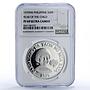 Philippines 50 piso UNICEF Save Children Child Year PF69 NGC silver coin 1979