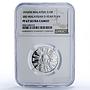 Malaysia 10 ringgit Third Plan Tun Abdul Razak Industry PF67 NGC Ag coin 1976
