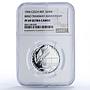 Czech Republic 200 korun Brno Tram Horse Drawn Railways PF69 NGC Ag coin 1994