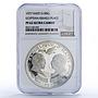 Haiti 100 gourdes Israel Egypt Peace Begin Sadat PF62 NGC silver coin 1977