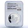 Mongolia 500 togrog Princess Diana History Politics PF69 NGC silver coin 1999
