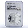 Samoa 10 tala Princess Diana w/ Child History Politics PF70 NGC silver coin 1998
