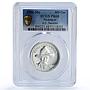 Nicaragua 500 cordobas Sandino Revolutionary History PR68 PCGS silver coin 1980