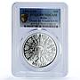 Belize 20 dollars Decade For Women United Nations UN PR70 PCGS silver coin 1985