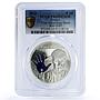 France 10 euro Yves Klein Blue Hand Painter Art PR69 PCGS silver coin 2012