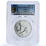 Greece 500 drachmes Volleyball Centennial Sports PR67 PCGS silver coin 1994