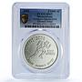 Mozambique 1000 meticais Runner Athens Olympics SP67 PCGS silv. brass coin 2002