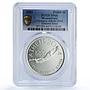 Mozambique 1000 meticais Football Athens Olympics SP64 PCGS silv brass coin 2003