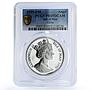 Isle of Man 1 oz Angel Archangel Michael Dragon PR69 PCGS silver coin 1995