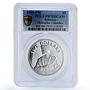 Bahamas 5 dollars Republic Coinage Christopher Colombus PR70 PCGS Ag coin 1985