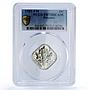 Bahamas 15 cents Republic Coinage Hibiscus Flower PR70 PCGS CuNi coin 1985