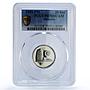 Malaysia 20 sen Republic Coinage Parliament House PR70 PCGS CuNi coin 1980